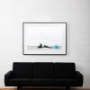 Framed ‘Falling Glacier’ Art Print