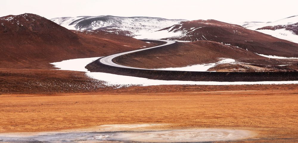 Road in Iceland Art Print