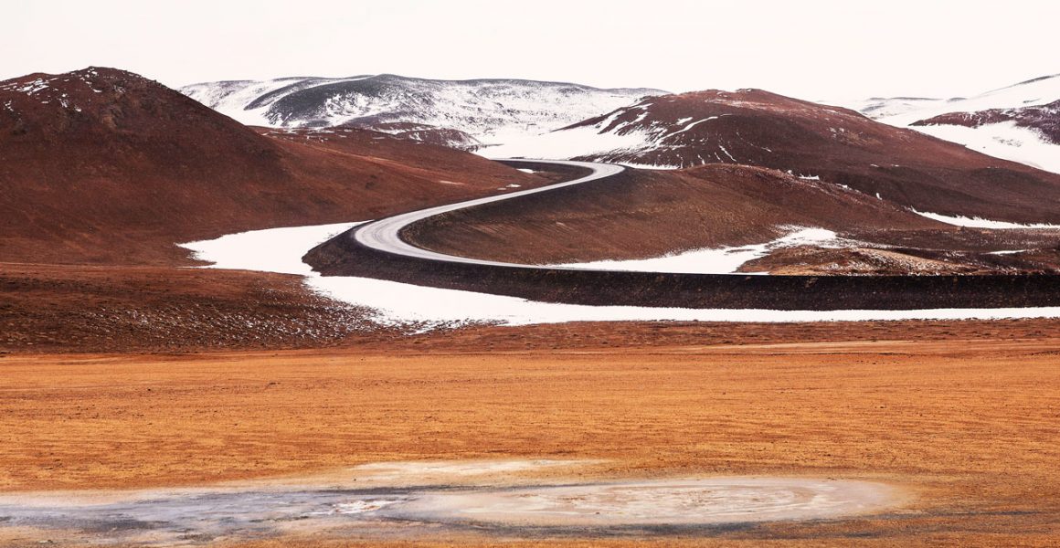 Road in Iceland Art Print