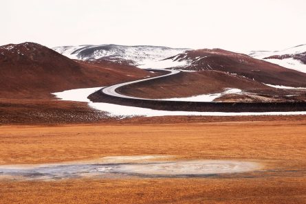 Road in Iceland Art Print