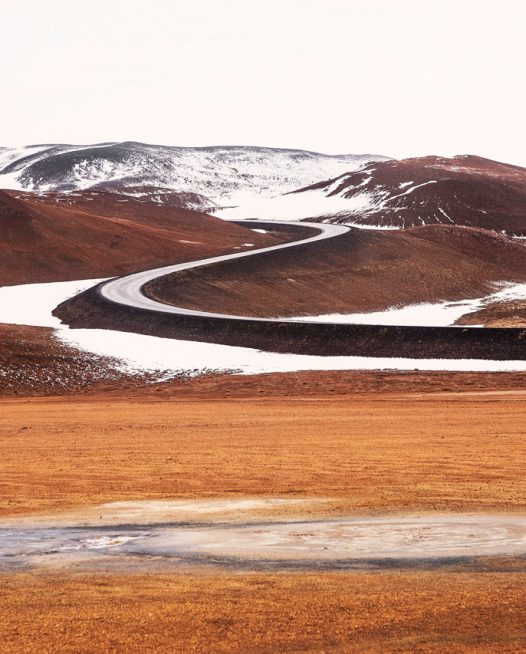 Road in Iceland Art Print