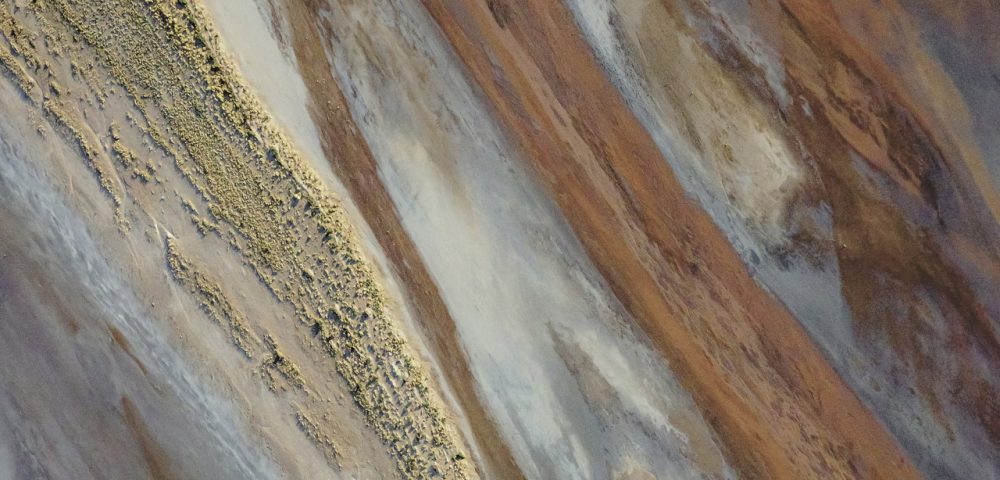 An aerial photo of Lake Ayre in South Australia