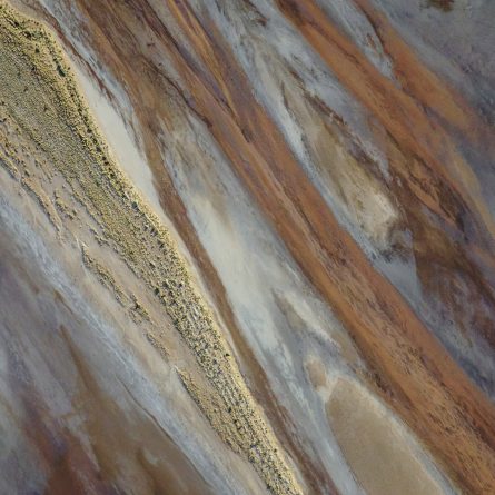 An aerial photo of Lake Ayre in South Australia