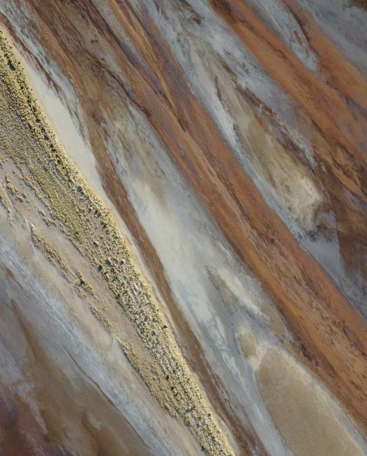 An aerial photo of Lake Ayre in South Australia