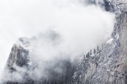 Mountain in cloud Art Print